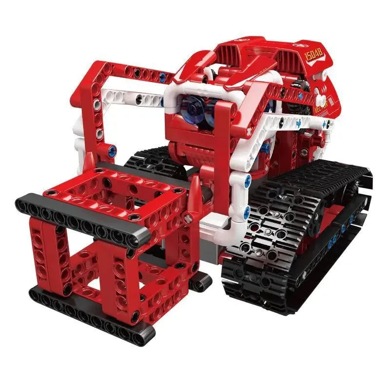 Mould King MOC Motorized Building Block Set: APP Transport RC Robot 15048, Model K15048
