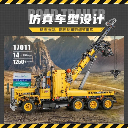 Mould King MOC Building Block Set: Heavy Tow Rescue Truck 17011