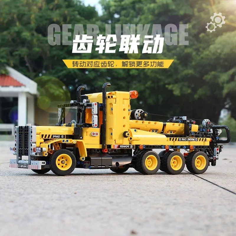 Mould King MOC Building Block Set: Heavy Tow Rescue Truck 17011