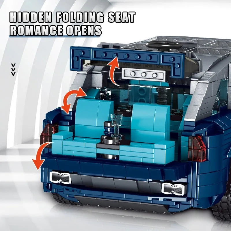 Mould King MOC Building Block Set: Classic Car RR Cullinan Kids 10017