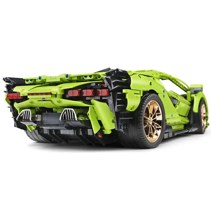 Mould King MOC Motorized Building Block Set: Lamborghini Hyper Racing Car 13057