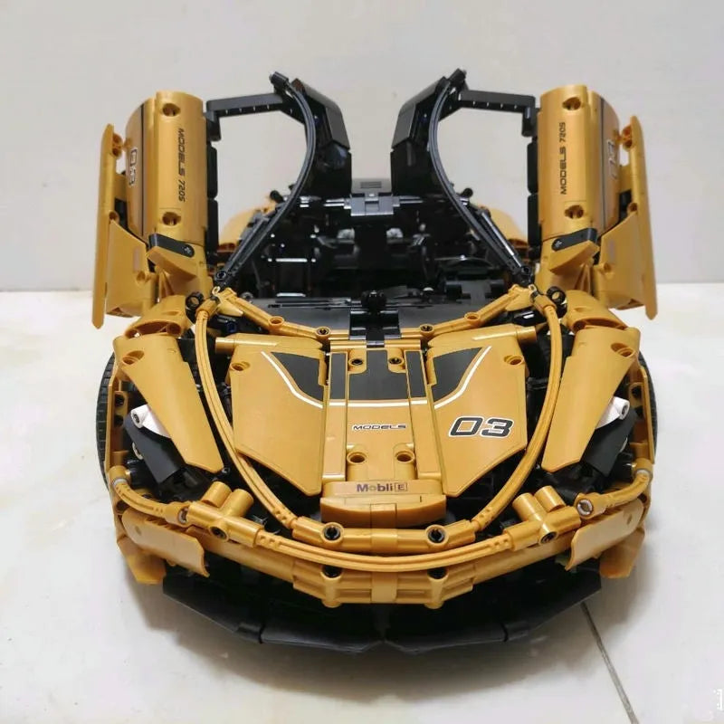 Mould King MOC Motorized Building Block Set: McLaren 720S Super Racing Car 13145S