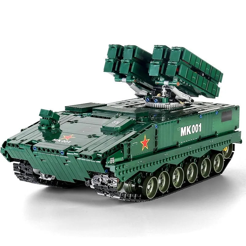 Mould King MOC Motorized Building Block Set: RC APP HJ10 anti-tank Missile, Model K20001
