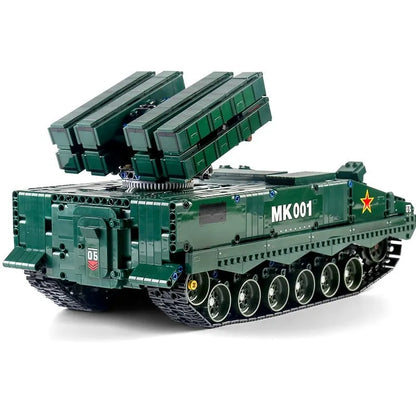 Mould King MOC Motorized Building Block Set: RC APP HJ10 anti-tank Missile, Model K20001
