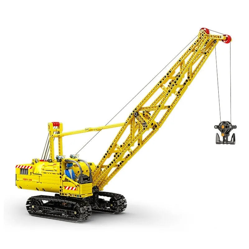 Mould King MOC Building Block Set: Motorized APP RC Crawler Crane, Model 17001
