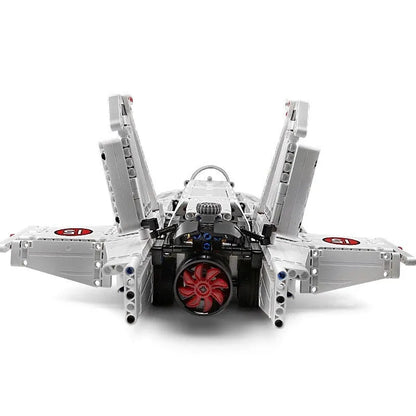 Mould King MOC Building Block Set: Motorized RC Air Racing Jet 15013, Model K15013