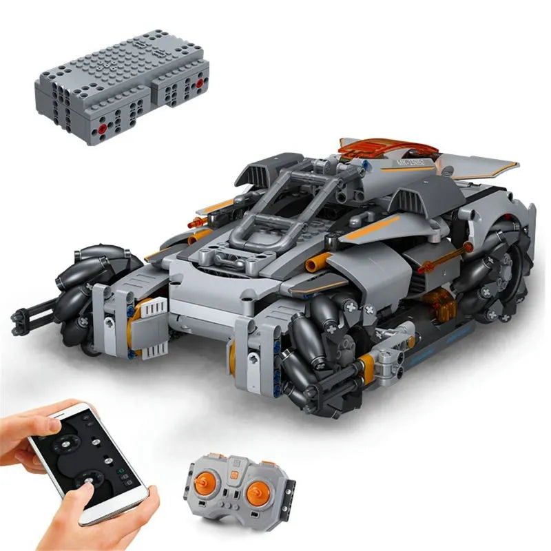 Mould King MOC Building Block Set: Motorized RC Desert Storm Car, Model K15052