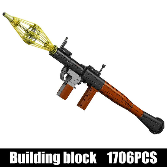 Mould King MOC Building Block Set: Motorized RPG Rocket Grenade launcher 14017, Model K14017