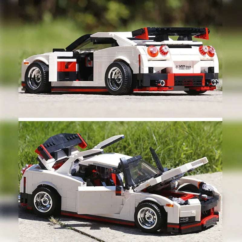 Mould King MOC Building Block Set: Nissan GTR R35 Racing Car 13104