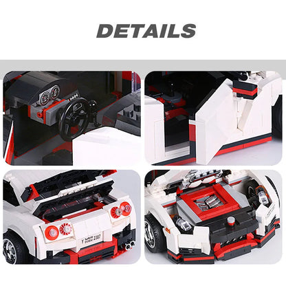 Mould King MOC Building Block Set: Nissan GTR R35 Racing Car 13104