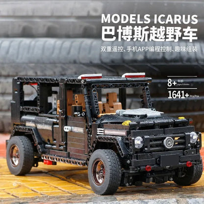 Mould King MOC Motorized Building Block Set: Off-Road SUV G500 AWD Wagon, Model K13068