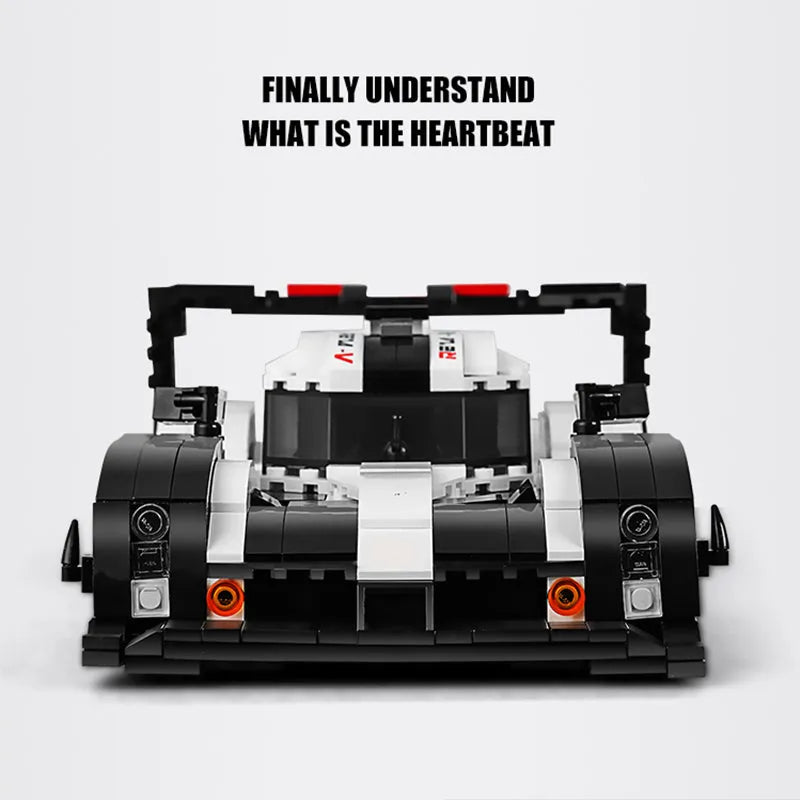 Mould King MOC Building Block Set: Porsche 919 Racing Sports Car 10002, Model K10002