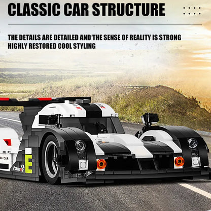 Mould King MOC Building Block Set: Porsche 919 Racing Sports Car 10002, Model K10002