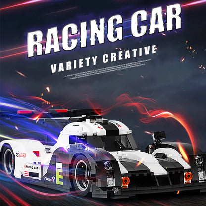 Mould King MOC Building Block Set: Porsche 919 Racing Sports Car 10002, Model K10002