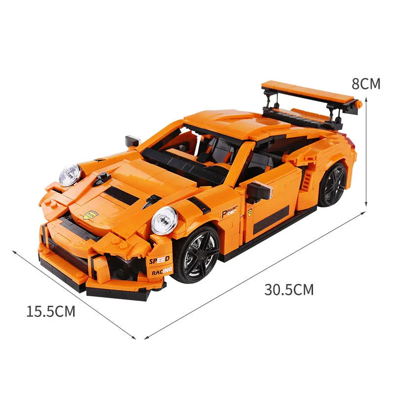 Mould King MOC Building Block Set: Porsche GT3 RS Racing Sports Car 13129