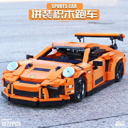 Mould King MOC Building Block Set: Porsche GT3 RS Racing Sports Car 13129