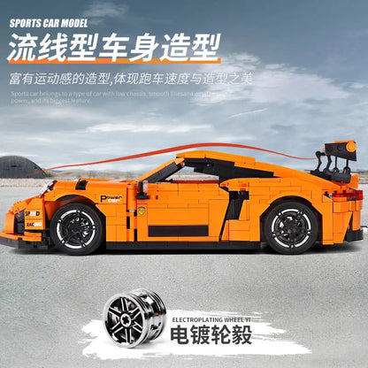 Mould King MOC Building Block Set: Porsche GT3 RS Racing Sports Car 13129