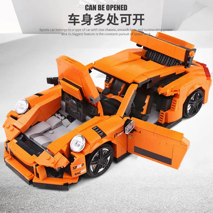 Mould King MOC Building Block Set: Porsche GT3 RS Racing Sports Car 13129