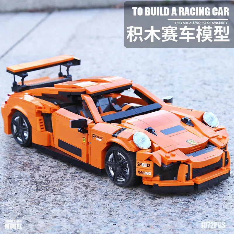 Mould King MOC Building Block Set: Porsche GT3 RS Racing Sports Car 13129