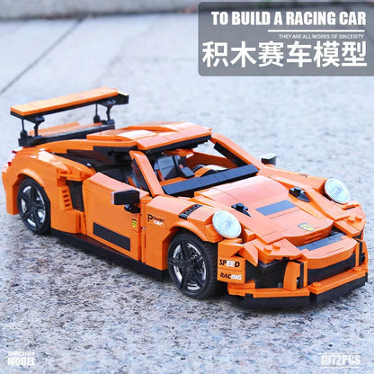 Mould King MOC Building Block Set: Porsche GT3 RS Racing Sports Car 13129