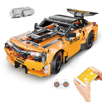 Mould King MOC Motorized Building Block Set: RC APP Challenger Sport Racing Car 15006