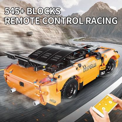 Mould King MOC Motorized Building Block Set: RC APP Challenger Sport Racing Car 15006