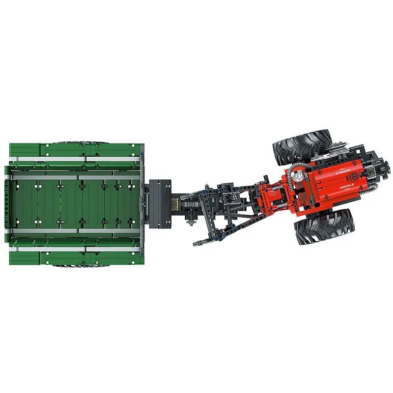 Mould King MOC Building Block Set: RC APP Motorized Farm Tractor 17005, Model K17005