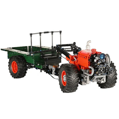 Mould King MOC Building Block Set: RC APP Motorized Farm Tractor 17005, Model K17005