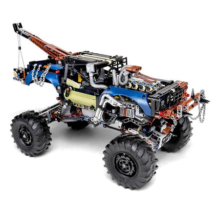 Mould King MOC Motorized Building Block Set: RC APP Rebel Tow Service Truck 18006