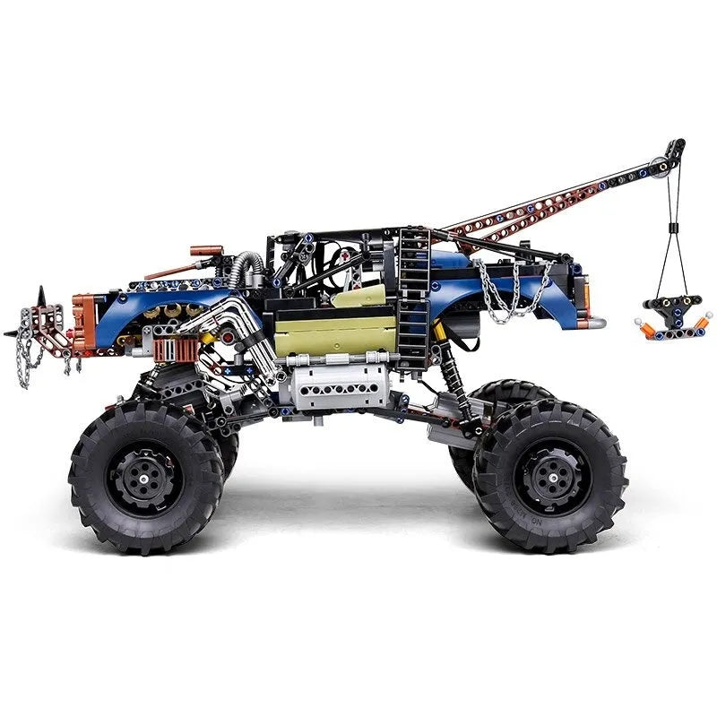 Mould King MOC Motorized Building Block Set: RC APP Rebel Tow Service Truck 18006