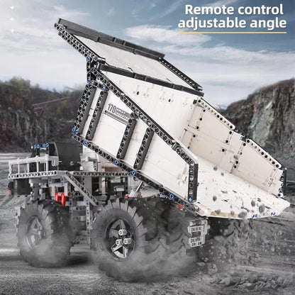 Mould King MOC Motorized Building Block Set: RC Custom Mining Dump Truck 13170