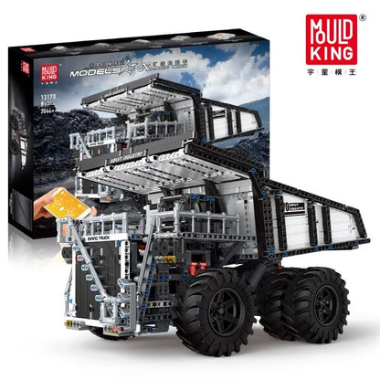 Mould King MOC Motorized Building Block Set: RC Custom Mining Dump Truck 13170