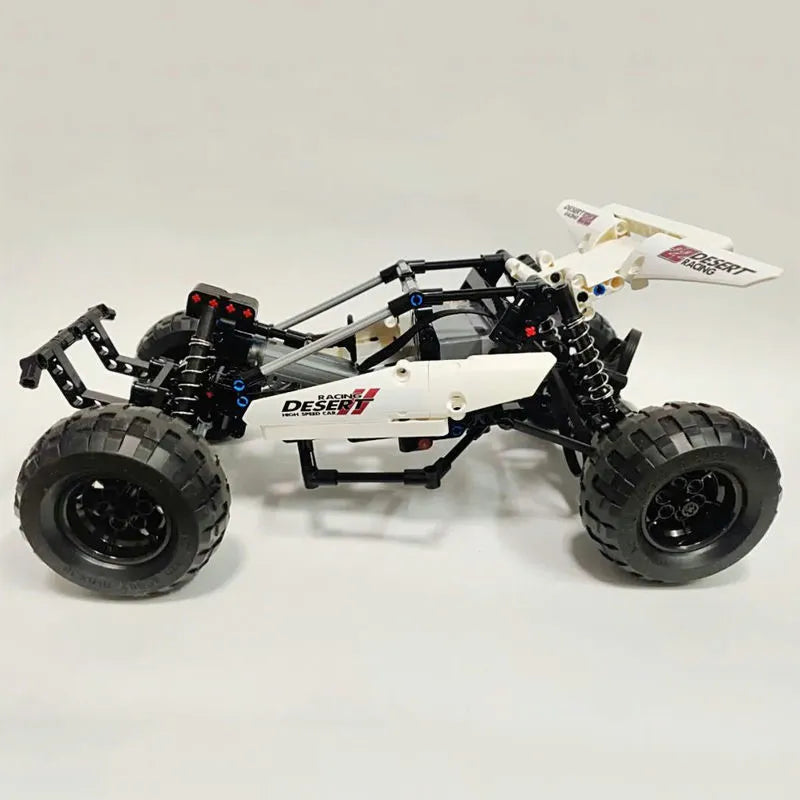 Mould King MOC Motorized Building Block Set: RC Desert Racing Buggy Truck 18001, Model K18001