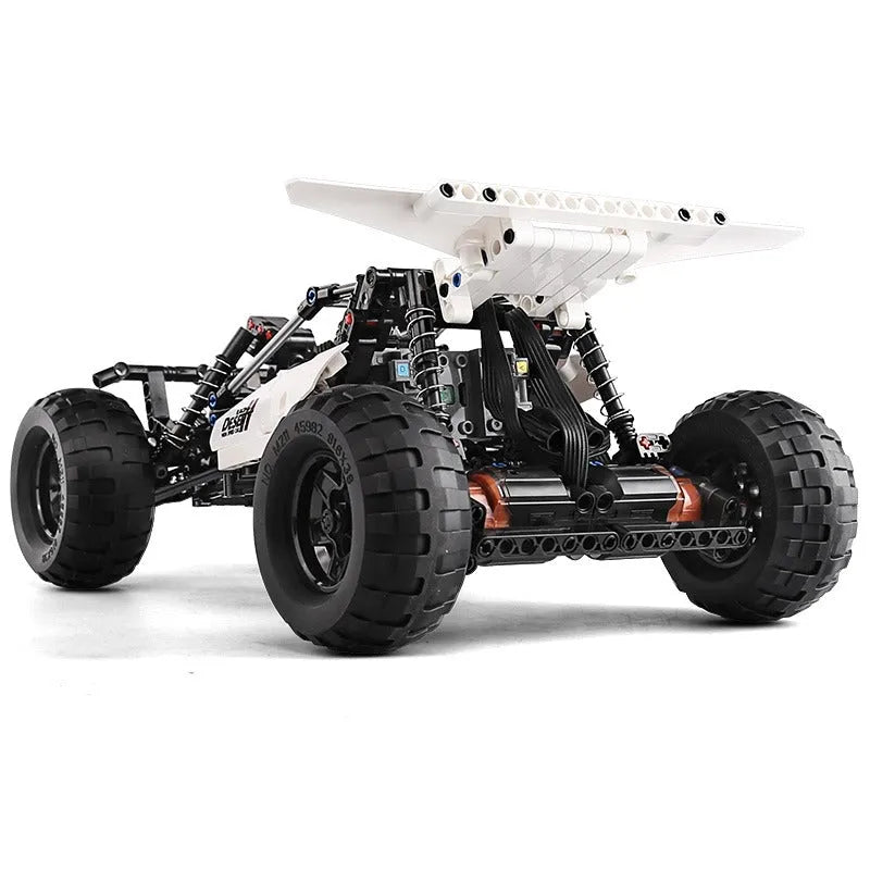 Mould King MOC Motorized Building Block Set: RC Desert Racing Buggy Truck 18001, Model K18001