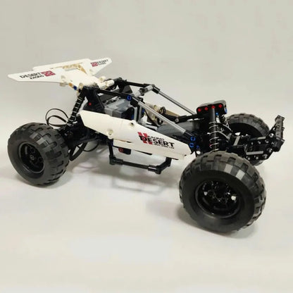 Mould King MOC Motorized Building Block Set: RC Desert Racing Buggy Truck 18001, Model K18001