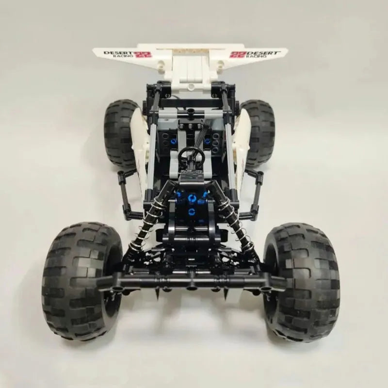 Mould King MOC Motorized Building Block Set: RC Desert Racing Buggy Truck 18001, Model K18001