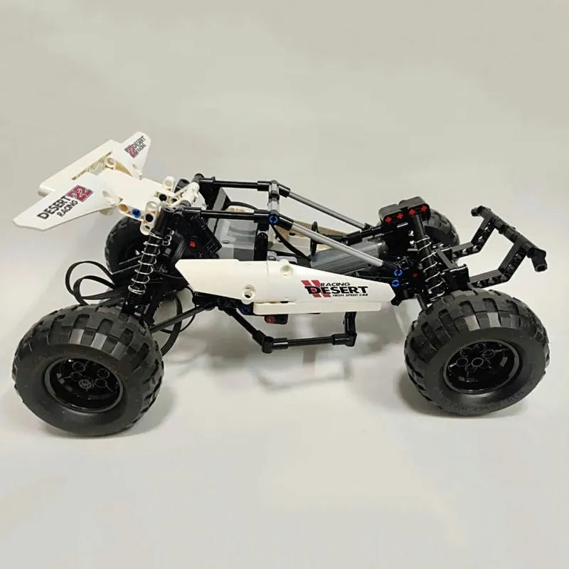 Mould King MOC Motorized Building Block Set: RC Desert Racing Buggy Truck 18001, Model K18001