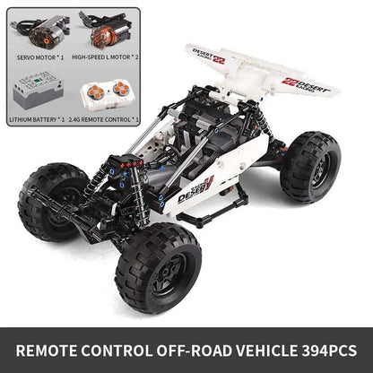 Mould King MOC Motorized Building Block Set: RC Desert Racing Buggy Truck 18001, Model K18001