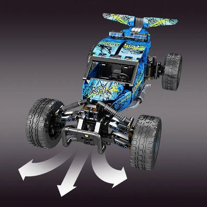 Mould King MOC Motorized Building Block Set: RC Hurricane Climbing Buggy Truck 18019, Model K18019A