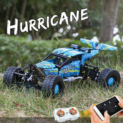 Mould King MOC Motorized Building Block Set: RC Hurricane Climbing Buggy Truck 18019, Model K18019A