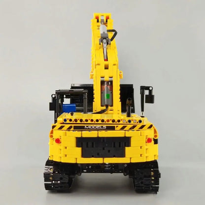 Mould King MOC Motorized Building Block Set: RC Link Belt 250 Excavator Truck 13112, Model K13112
