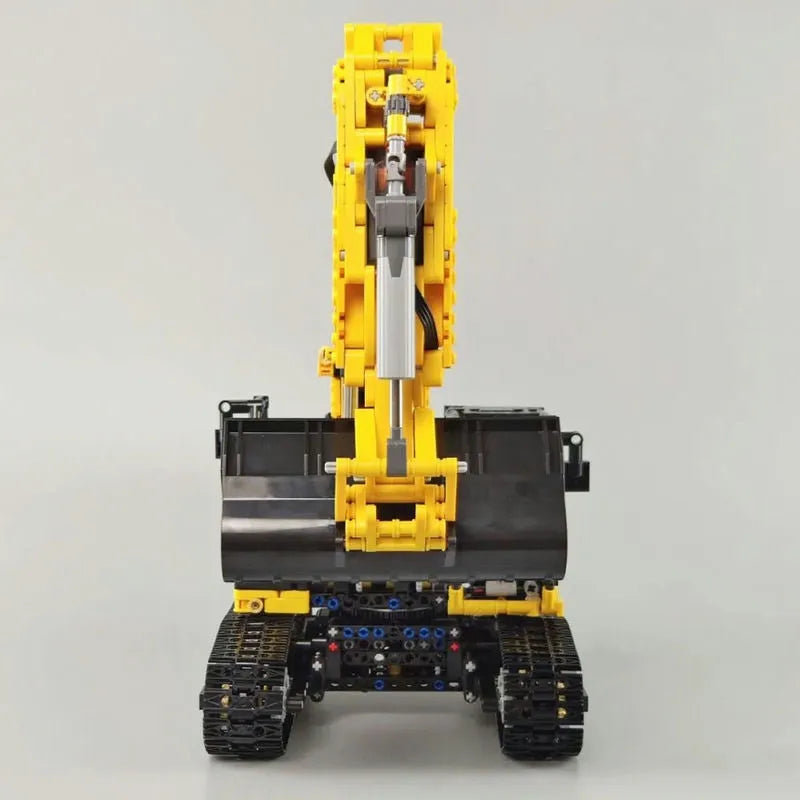 Mould King MOC Motorized Building Block Set: RC Link Belt 250 Excavator Truck 13112, Model K13112