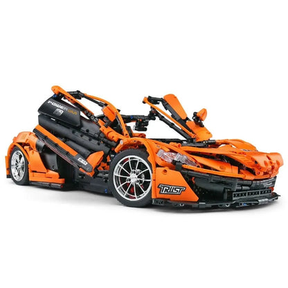 Mould King MOC Motorized Building Block Set: RC McLaren P1 Racing Hypercar 13090, Model 13090D