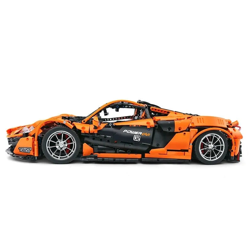 Mould King MOC Motorized Building Block Set: RC McLaren P1 Racing Hypercar 13090, Model 13090D