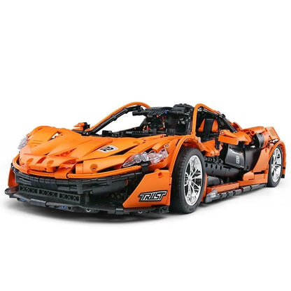 Mould King MOC Motorized Building Block Set: RC McLaren P1 Racing Hypercar 13090, Model 13090D