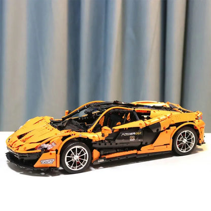 Mould King MOC Motorized Building Block Set: RC McLaren P1 Racing Hypercar 13090, Model 13090D