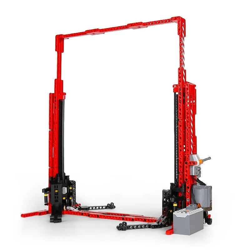 Mould King MOC Building Block Set: RC Motorized Car Lift 13053