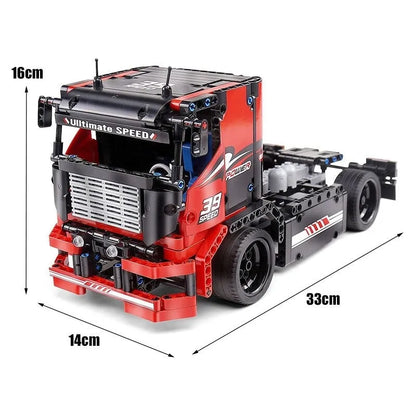 Mould King MOC Building Block Set: RC Motorized Race Sports Truck 15002