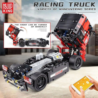 Mould King MOC Building Block Set: RC Motorized Race Sports Truck 15002
