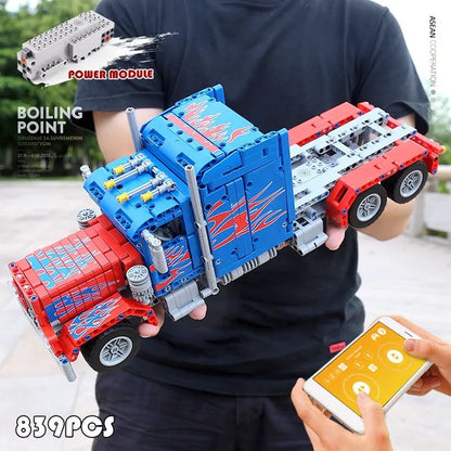 Mould King MOC Building Block Set: RC Motorized Sports Racing Truck 15001